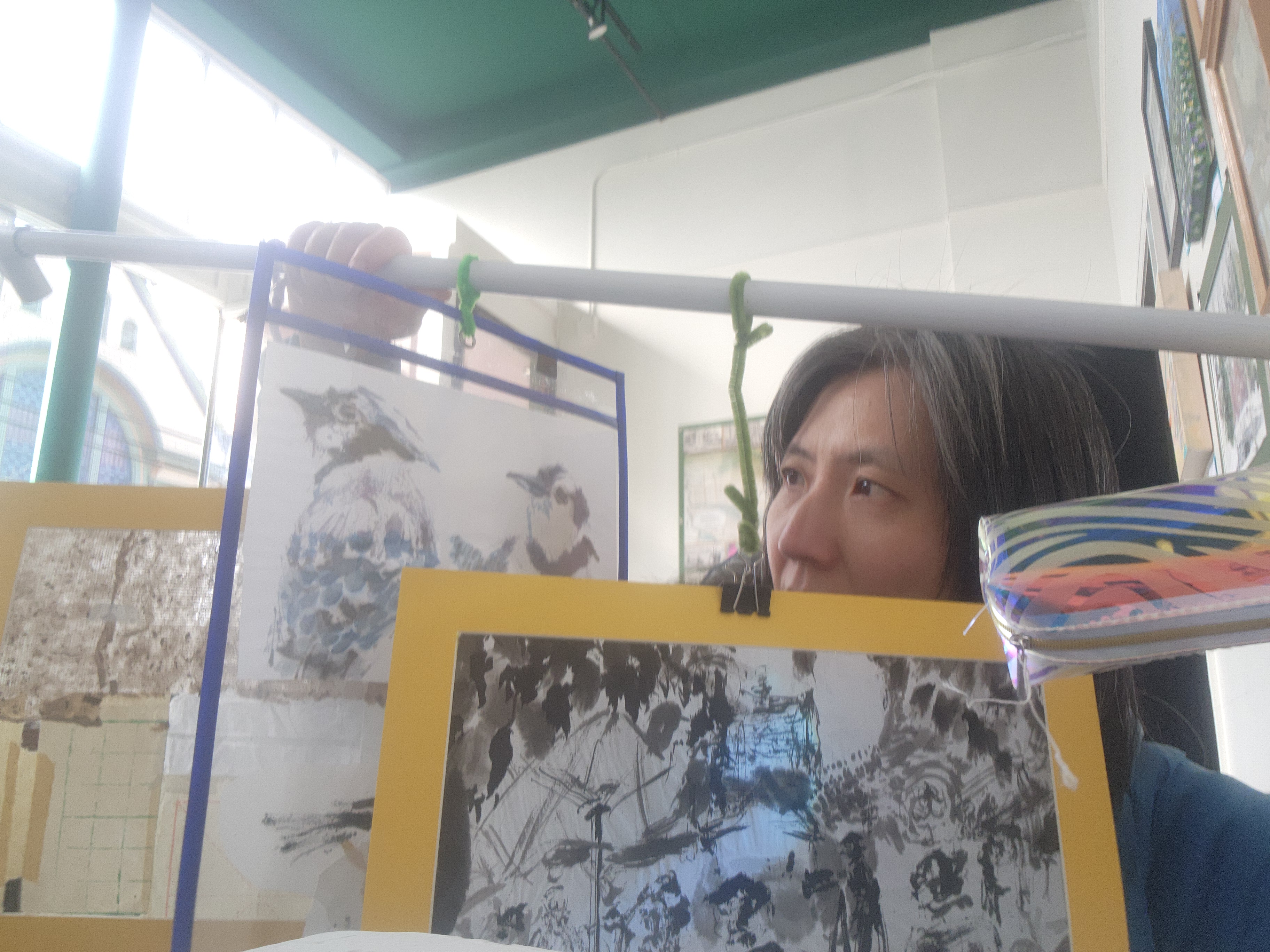 Sumi-e rod experiment